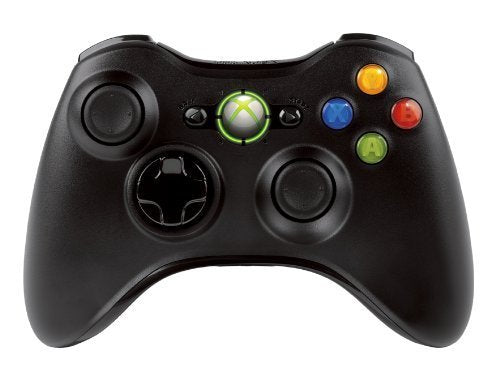 Microsoft Xbox 360 Wireless Controller, Black (Renewed)