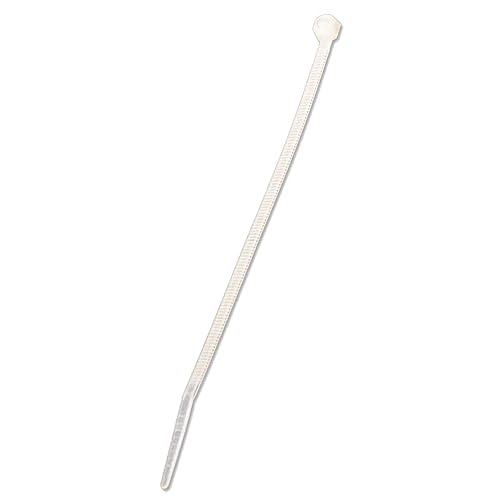 NavePoint 8 Inch Nylon Cable Wire Zip Tie 40 lbs - Natural White 1000 Pack Lot Pcs Qty