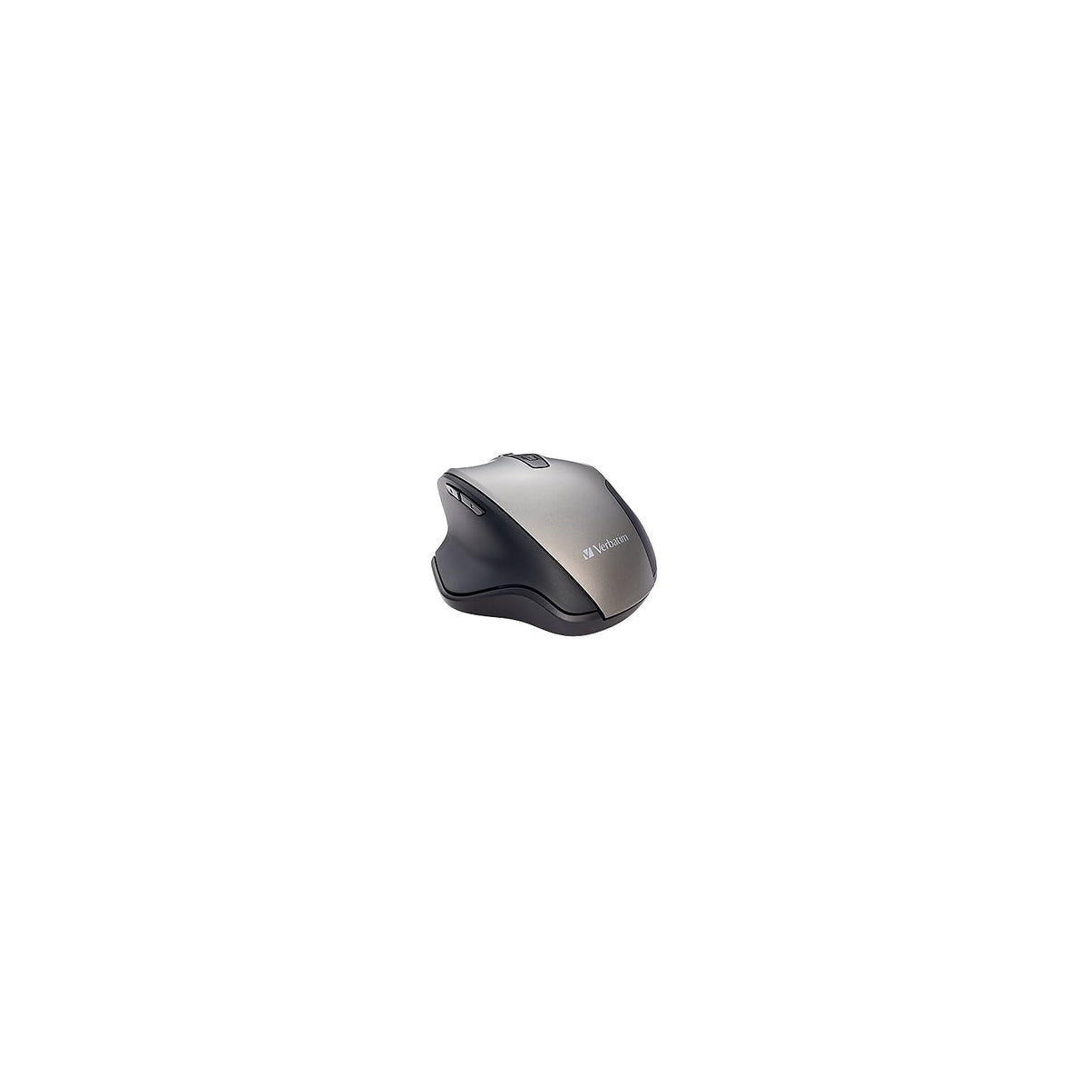 Verbatim Silent Ergonomic Wireless Blue LED Mouse, 6-Button, Graphit