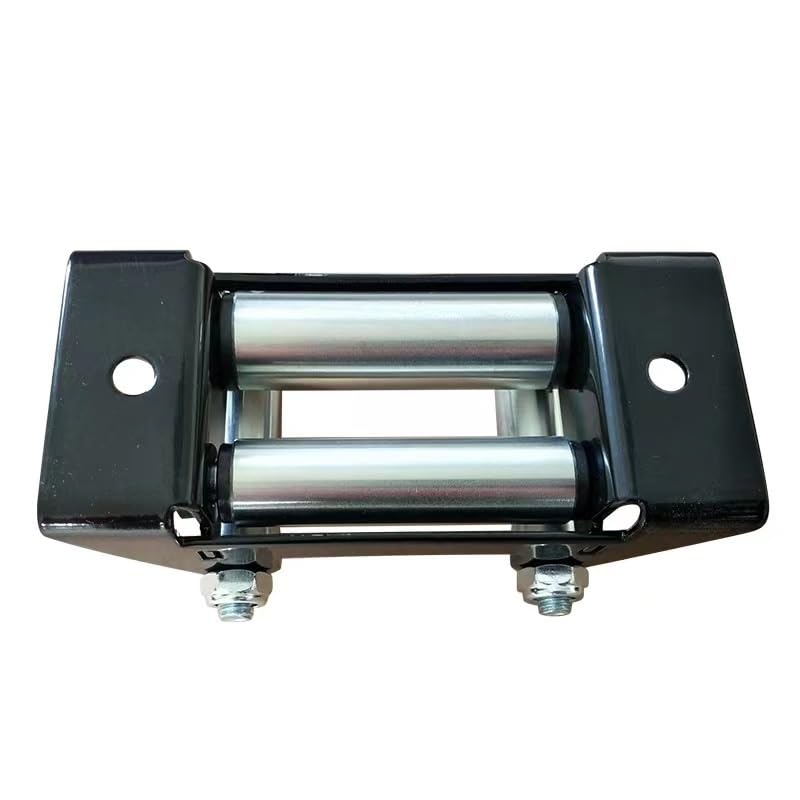 HLMOptimo 4-7/8 inch Winch Roller Fairlead 4 Way 4-7/8” Universal Mount Cable Guide Heavy Duty Nut Disassembly ATV UTV 2000-3500 LBS