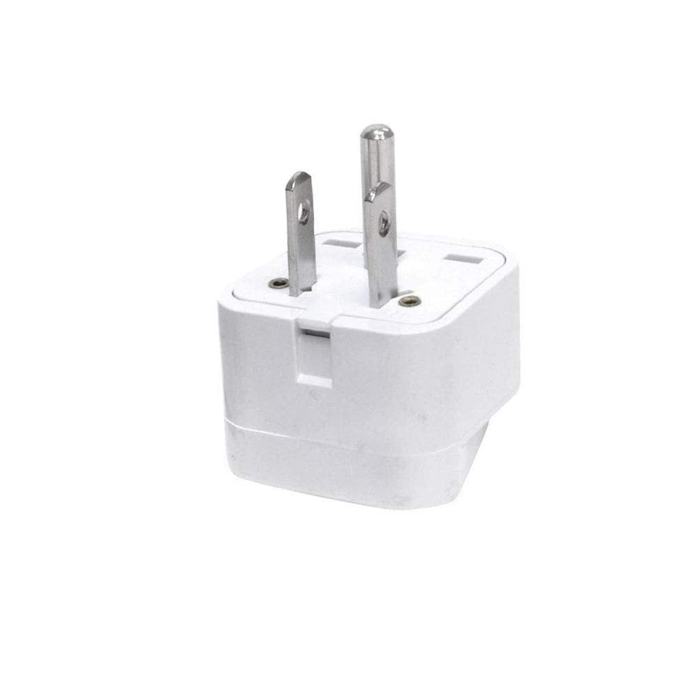 UK to US Travel Adapter, India to US Plug Adapter, Type B Adapters for USA, 3-Pack, Plug Converter, USA Travel Adapter, Universal to American Outlet…