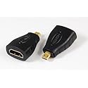 AVB Cable HDMI-01 HDMI Female to Micro HDMI Male Adaptor Gold Plated