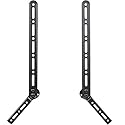 VIVO Universal Sound Bar Steel Bracket Speaker Mount Above or Below Wall Mounted TV, Fits Behind 23 to 65 inches Screens, 33 lbs. Capacity