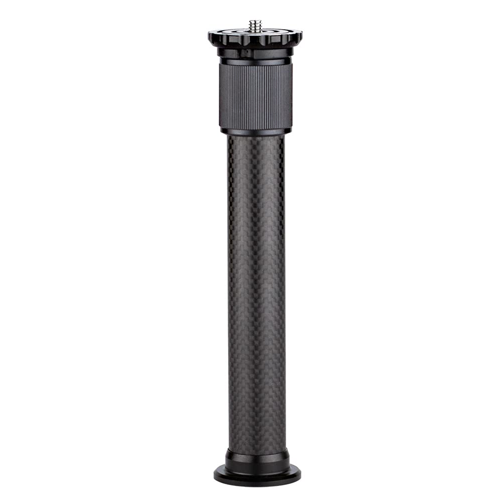 Carbon Fiber Tripod Extension Two-Section Rod Central Column Extender Tube for Photo Studio Monopod DSLR Camera Microphone Stand