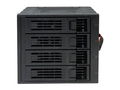 Rosewill Internal Hard Drive Enclosure - 3 x 5.25 to 4 x 3.5 Hot-Swap Enclosure - SATA I/II/III/ & SAS HDD - RSV-SATA-Cage-34