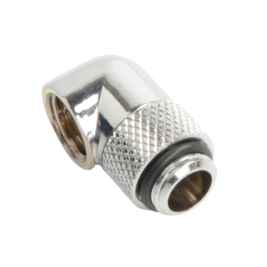 greenDracaena Dracaena.io 6 Pack G1/4" 90° Rotary 360° Swivel Fitting, Male to Female Extender Adapter for PC Water Cooling Loop, Computer Liquid