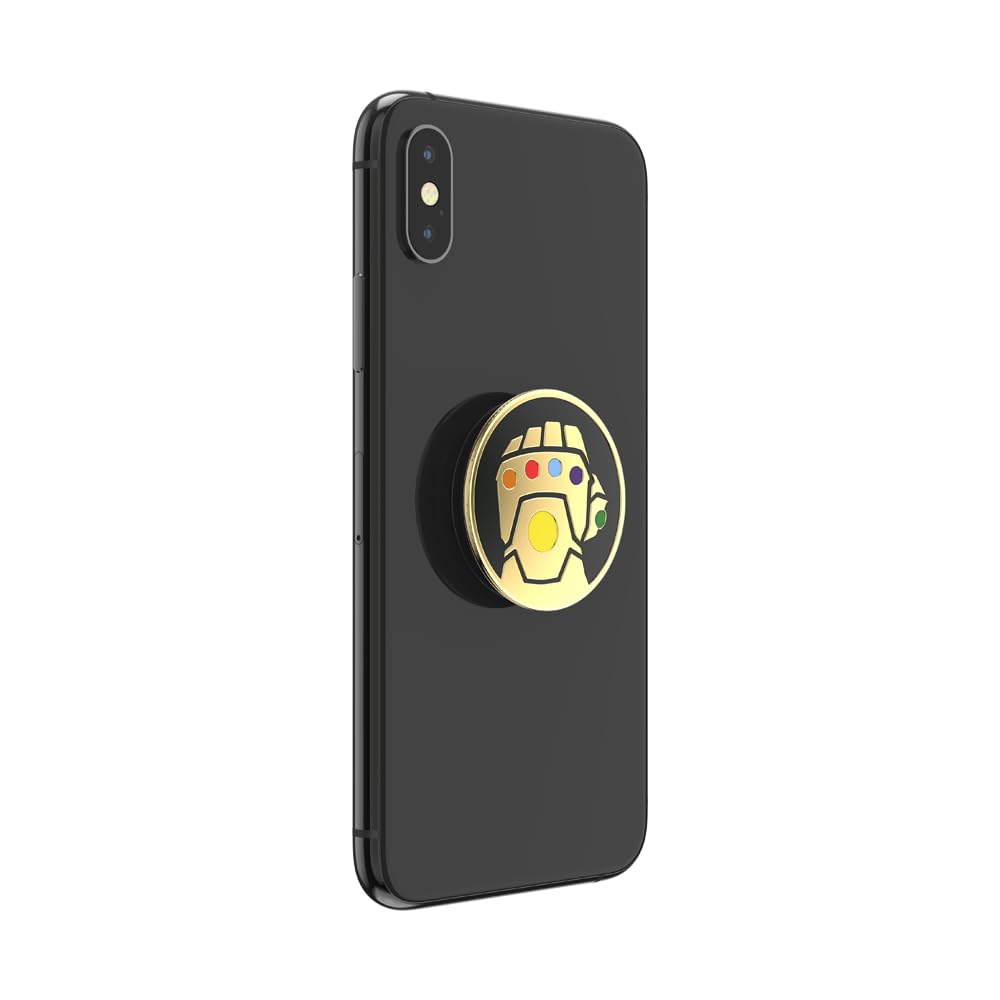 PopSockets Phone Grip with Expanding Kickstand, Adhesive Grip, Enamel - Infinity Gauntlet