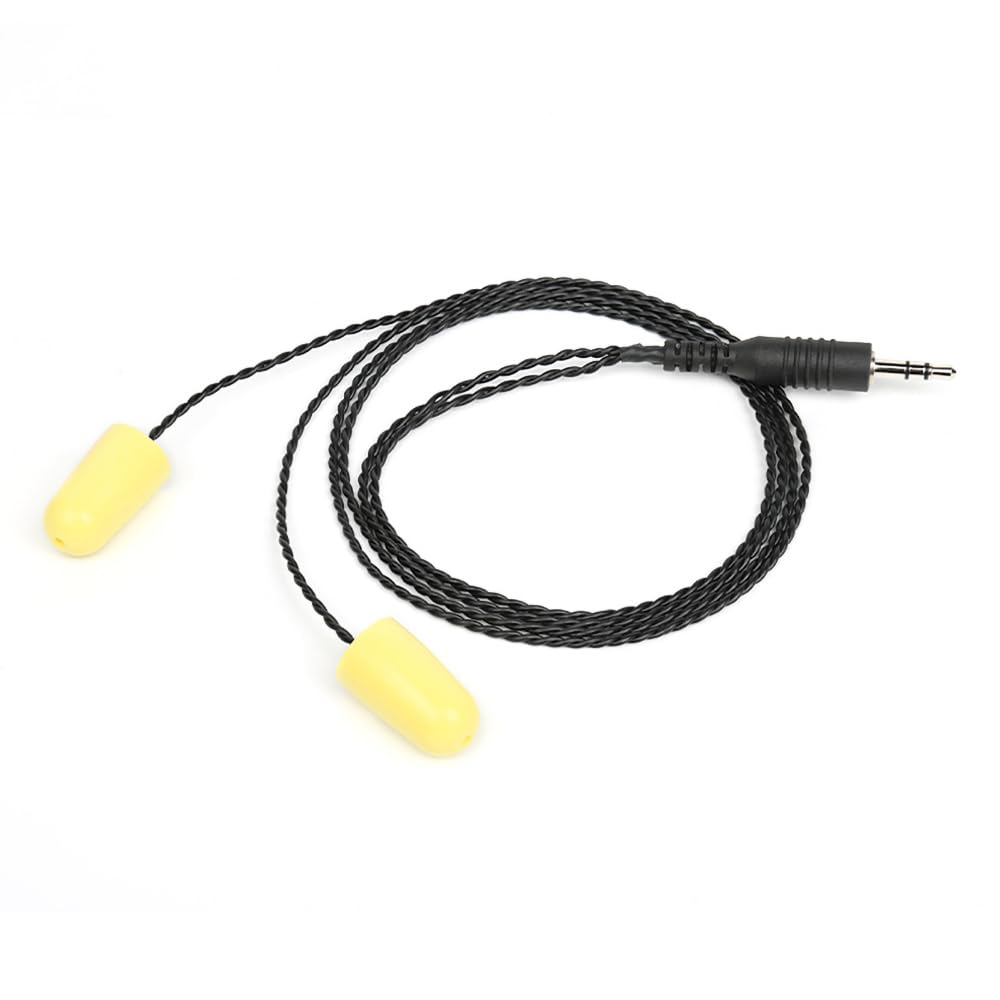 BANDARICOMM Racing Radio Earbuds, 1/8" Plug Alpha Foam Stereo Earbud Speaker for Hearing Protection Noise Reduction