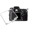 FANZR Screen Protective Cover Compatible for Nikon D800 SLR Camera (BM-12), Transparent ABS Anti-Scratch Screen Protector (2 Pack)