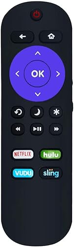 Universal Remote Control Compatible with All Hisense Roku TV & Sharp Roku TV - No Setup Needed