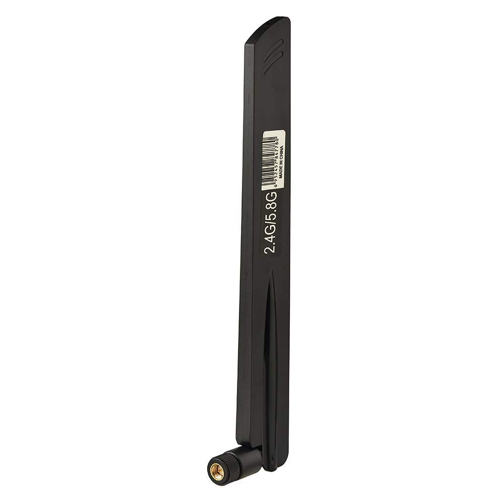 Eightwood 2.4GHz 5GHz Dual Band WiFi Antenna 9dBi Omni SMA Male Antenna for Backup Camera, Security Camera, FPV Drone, ISM, Smart Home Devices