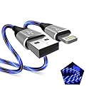 Light up iPhone Charger Cord, LED Lightning Cables 1 Pack | Apple MFi Certified | USB Fast Charging Cord for Apple iPhone 13 12 11 Pro Max XR XS…