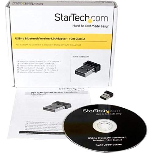 StarTech Mini-USB Bluetooth 4.0 Adapter, TAA (USBBT2EDR4)