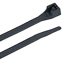 GB Gardner Bender 46-315UVB 14" Black UV Resistant Cable Ties 100 Count