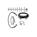 High Power Antenna Kit for Netgear DC112A AirCard Smart Cradle with Yagi Antenna, 20 ft Cable