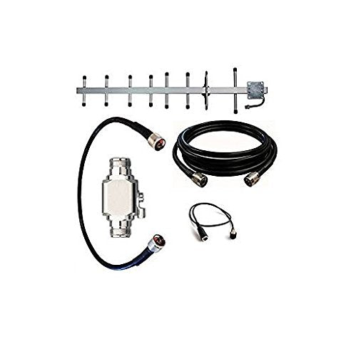 High Power Antenna Kit for Netgear DC112A AirCard Smart Cradle with Yagi Antenna, 20 ft Cable