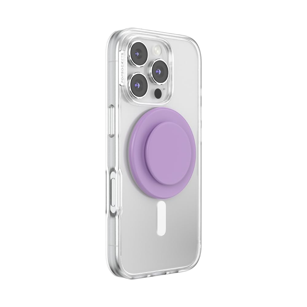 PopSockets Phone Grip for MagSafe, Magnetic Holder, Phone Stand, Purple - Wisteria