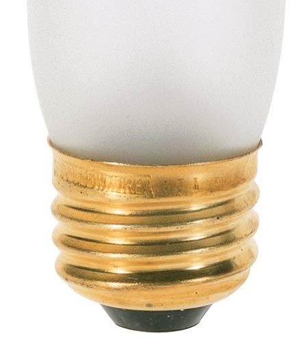 Satco Products S3767 120-Volt 25CA10 Medium Base Frost Light Bulb