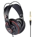 Superlux HD681 Semi-Open Studio Headphones, Wired Over-Ear with 50mm Neodymium Drivers, Single-Sided Cable, 10-30,000Hz, for Monitoring, Recording