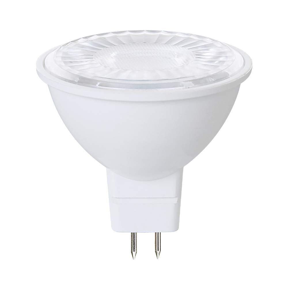 Euri Lighting EM16-7W4000ew Dimmable LED MR16 (GU5.3 Base), 7W (50W Equiv.) 500lm, 80CRI, Soft White (3000K) 40° Beam Angle, 12V, Damp Rated UL