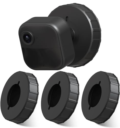 ZHANDEYUA Adhesive Wall Mount for Blink Camera Mount No Drilling Screwing Bracket for Blink Outdoor/Blink Mini/Blink Indoor Camera Round Mount Cameras