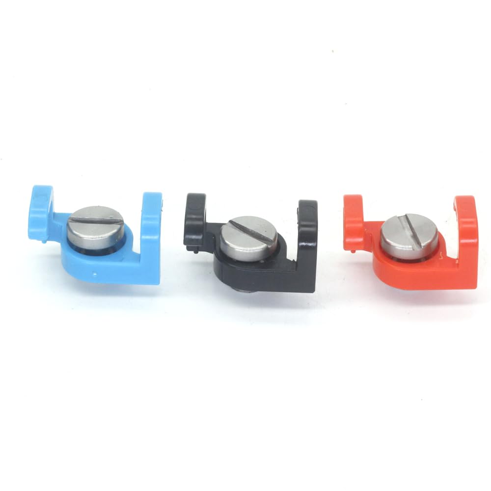 SZJELEN Cable Clamp Wire Clip with 3/8 Screw ARRI RED Camera Power Cable Clamp for Fixed Camera Cable (A red one)