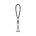 RhinoShield Braided Wrist Phone Lanyard | Recycled Materials, Easy to Adjust, Charm, Durable Strap with Trendy Colors (Landyard Card Included) - Cosmo