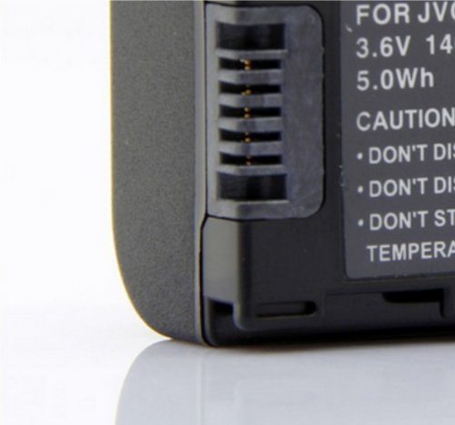 Battery + Charger for JVC Everio GZ-HM430, GZ-HM440, GZ-HM450, GZ-HM550 HD Flash Memory Camcorder