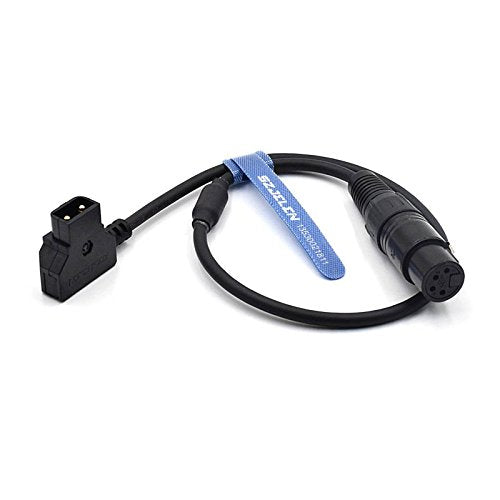 SZJELEN D-tap to XLR Female 4pin Cable for Camera Monitor XLR to Dtap (Straight Cable)