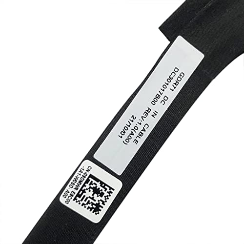 Zahara DC Power Jack Cable Replacement for Dell M17 R3 M17 R4 GDQ71 9DMWR 09DMWR DC30101017B00 DC Power Input Jack Plug with Cable