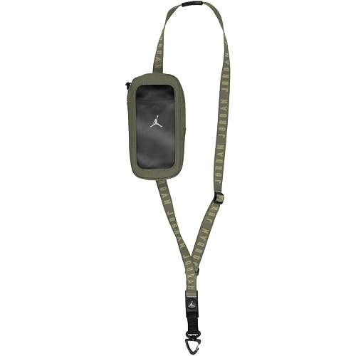 Nike JD6008-210 Flight Fawn Crossbody Medium Olive/Black/White