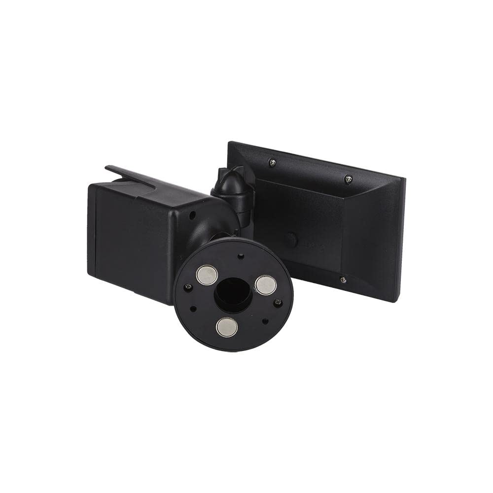 Lumen Logic LED Motion Sensing Solar Security Light (Black) 3000K 200 Lumens for Mounting on House, Garage, Wall, Metal Surface, Tree, Post, Pole or
