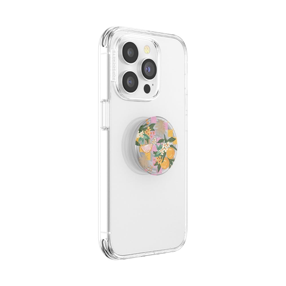 PopSockets Adhesive Phone Grip, Holder, Phone Stand, Fruit - Fruity Oil Cloth