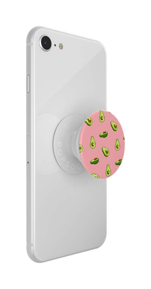 PopSockets: PopGrip Expanding Stand and Grip with a Swappable Top for Phones & Tablets - Avocados Pink