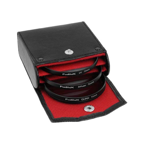 Fotodiox Filter Kit, UV, Circular Polarizer, Soft Diffuser, 72mm for Canon, Nikon, Sony, Olympus, Pentax, Panasonic Camera Lenses.