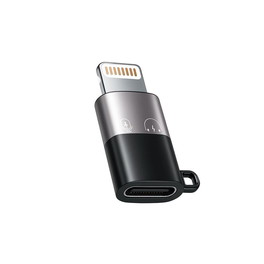 AUPEYZ for DJI Mic 3 Microphone Type-C to Lightning Adapter Converter, USB C to Lightning Adapter for iPhone 14/13 and ealier, Compatible with DJI Mic