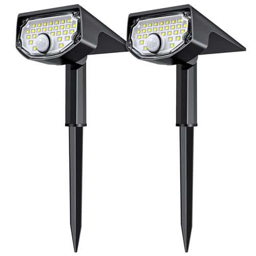 AloftSun Solar Motion Sensor Outdoor Lights,Waterproof Motion Sensor Spot Lights- 30 LED/3 Modes Solar Powered Spotlights,Landscape Lighting for Yard