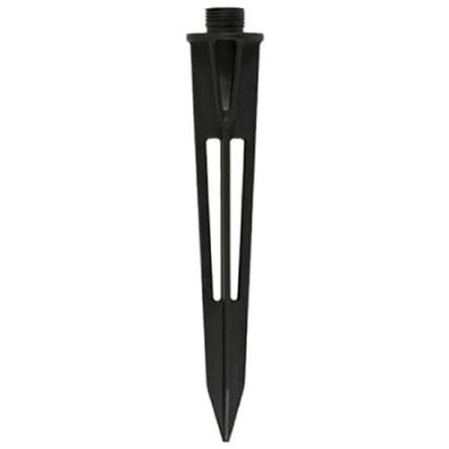 Malibu Sturdy Solid Ground Spike for Pathlight Spotlight Uplight Landscape In-ground Light Parts Metal Replacement Stake Diecast Aluminum Construction