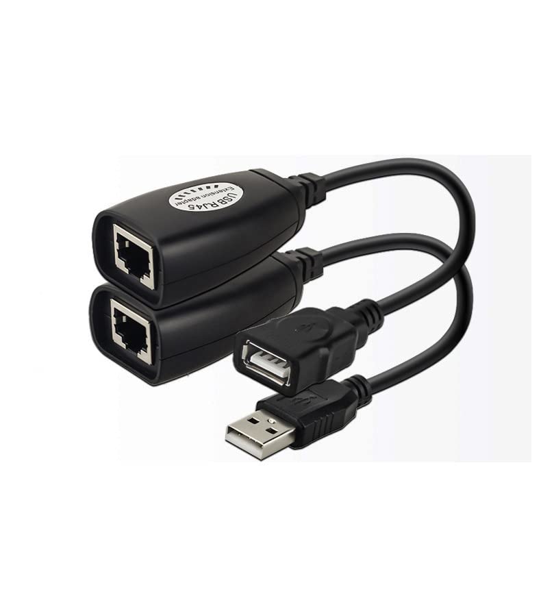 SHANFEILU USB to RJ45 Extension Adapter Over RJ45 Ethernet Splitter Cable