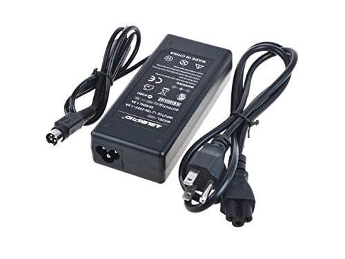 12V DC 4 Pin 5A Power Adapter Supply, High Power Transformer for 8, 16 Channel TVI DVR, Compatible with DS-72xx Series DVR, NOT Compatible…