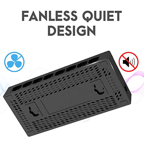 Netis ST3108C 8 Port 10/100Mbps Fast Ethernet Switch | Desktop Ethernet Splitter, Ethernet Hub, Plug and Play, Traffic Optimization Auto-Negotiation