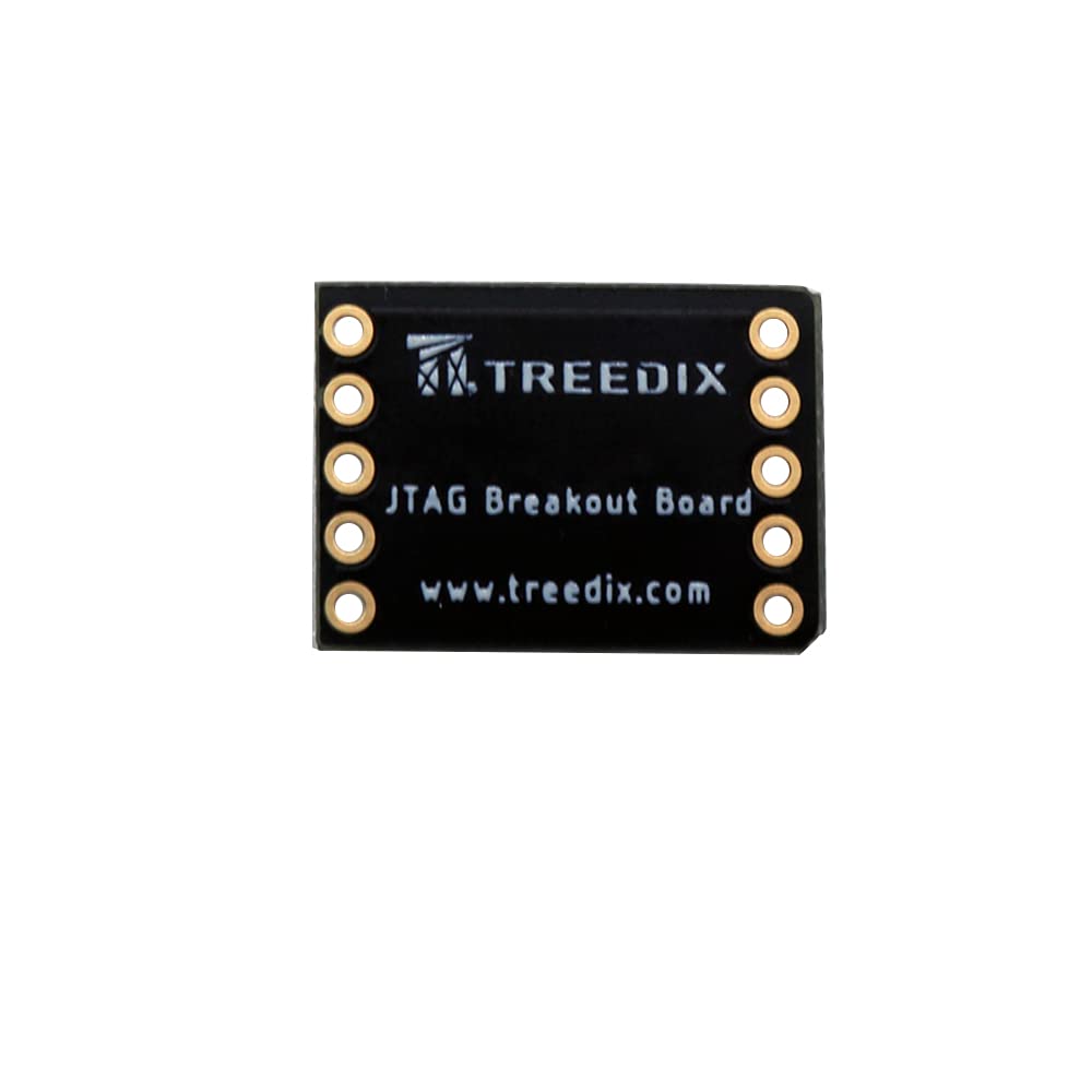 Treedix 2pcs JTAG Breakout Board Adapter Converter SWD Breakout Jtag Debug Board with 2 Row 1.27mm Pitch 10pins Female to Female IDC Connector Flat
