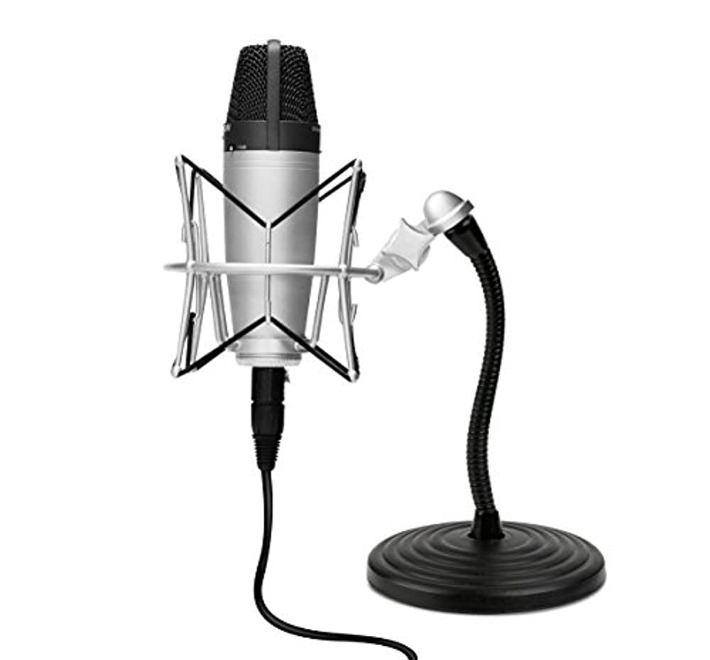 Xpix 8" Flexible Desktop Microphone Stand