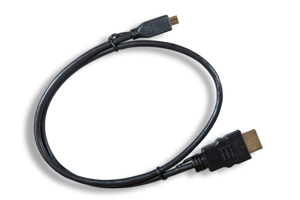 Cablelera Micro HDMI to HDMI 34AWG 2' Black Color (ZC95B1MM-02)