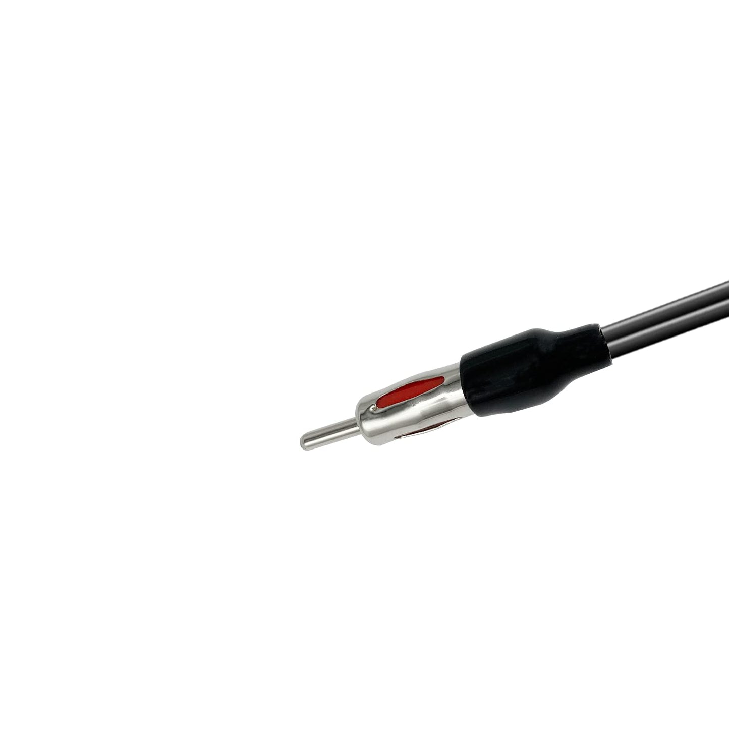 POBADY Splitter Cable DIN Male to Dual Fakra Z Male Car Radio Antenna Splitter Cable Fakra Z Plug to DIN Plug to Cable RG174 39CM/15IN for AM/FM Car