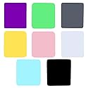 40 Pcs 6 x 7 Inch Multiple Colour Microfiber Cleaning Cloths Multicolor Glasses Cleaning Cloth for Eyeglasses, Camera Lens, Cell Phones, Laptops, LCD