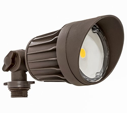 Westgate FLS-10W-50K-BR LED Security/Flood Lights Outdoor, 10W, Die-Cast Aluminum, 1 Lamp Head, 5000K, 950lm, IP65, 100-130VAC, 70,000 Hr Lifespan