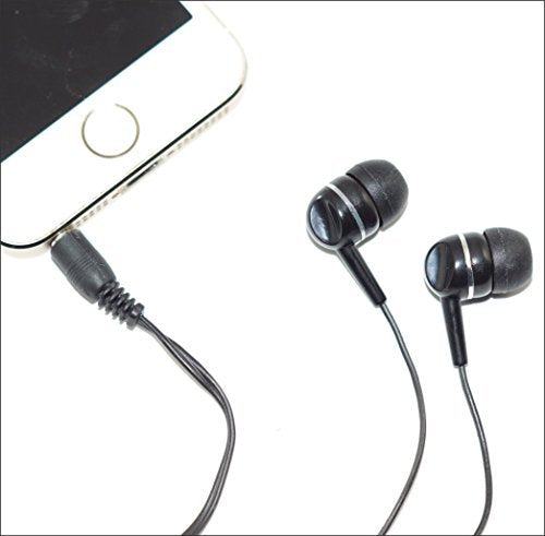 SmithOutlet 100 Pack Low Cost Earbuds in Bulk | Model SG-ID3-100 | Wired 3.5 MM Jack Connectivity | for Schools, Classrooms, Students, Libraries