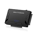 samherome USB 3.0 to IDE/SATA Hard Drive Adapter, External Converter for 2.5" 3.5" IDE SATA HDD SSD DVD Optical Drive, Universal Hard Drive Reader