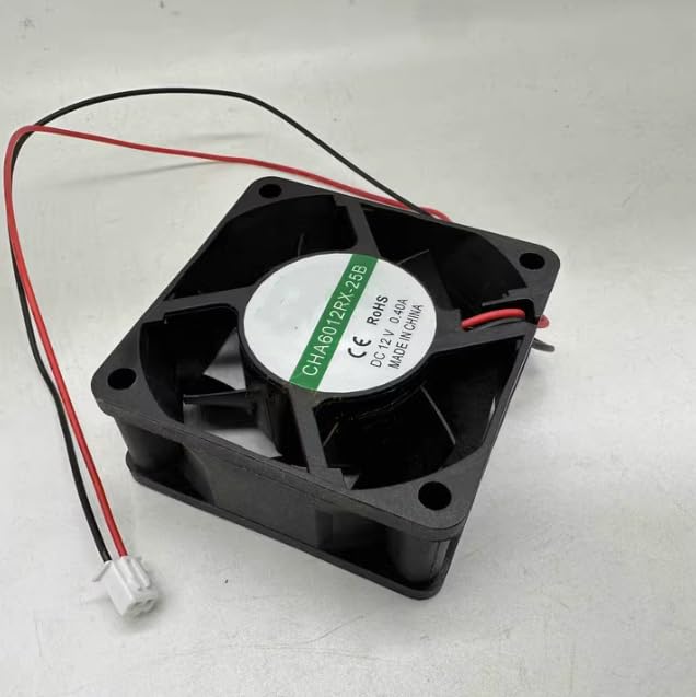 CHA6012RX-25B 60X60X25MM 12V 0.40A 2-Wire Chassis Power Supply Fan